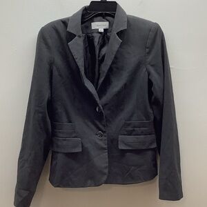 Calvin Klein Size 6 Women's Charcoal Blazer Preloved